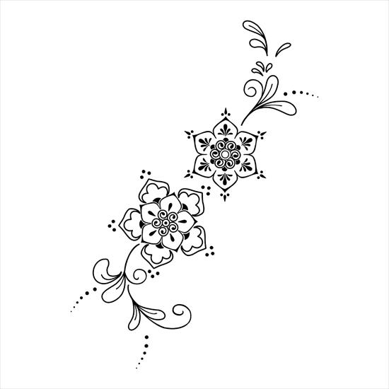 tatuaże - wzory - Mehndi-like-flowers-tattoo.jpg