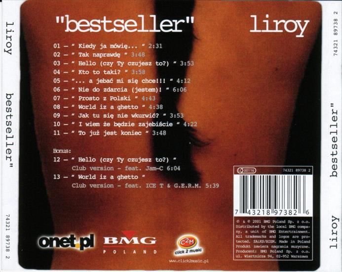 2001 Liroy - Bestseller - liroy - bestseller - backcover.jpg