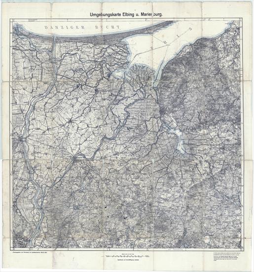 Mapy regionalne Polski - Umgebungskarte_Elbing_u._Marienburg_1922.jpg