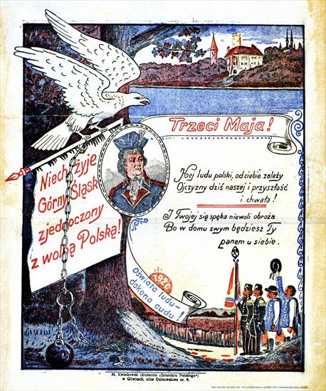 galeria - Plakat 3 Maja - Niech żyje Górny Śląsk zjednoczony z Polską z 1920.jpg