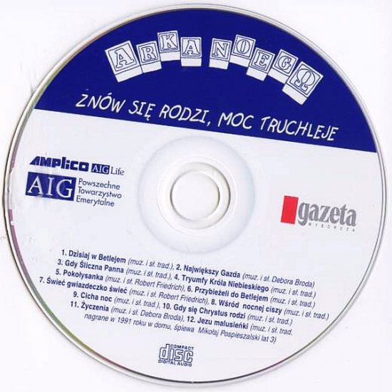   Arka Noego - Dl... - Arka Noego - 2001 Znów się rodzi, moc truchleje Promo -CD orginal.jpg