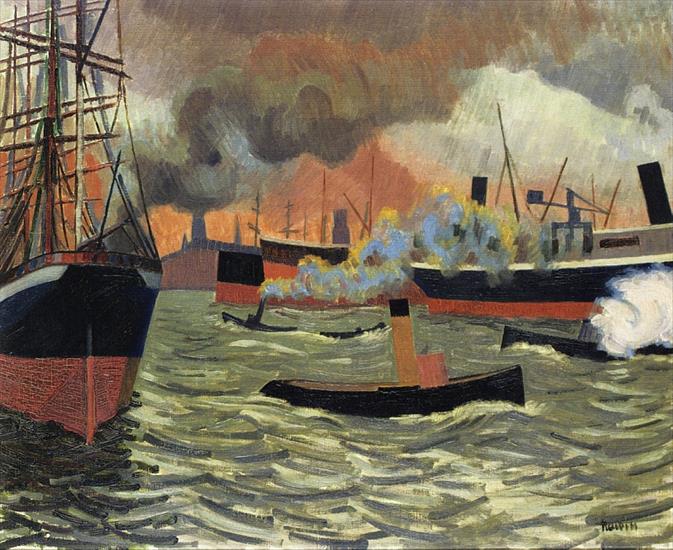 French Postimpressionism - Auguste Herbin - Hamburgs Port, 1907.jpeg