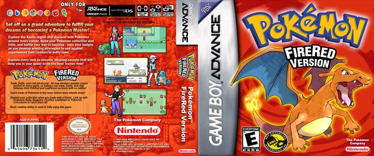  Covers Game Boy Advance - Pokemon FireRed Version Game Boy Advance - Cover.jpg