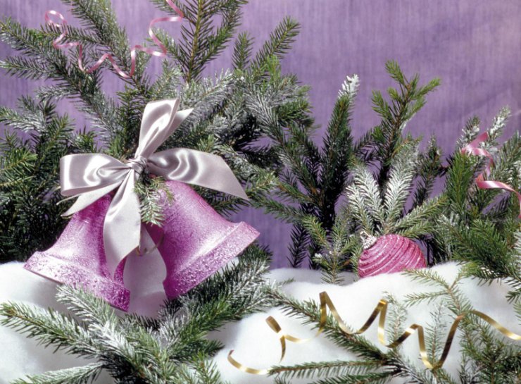 Boże narodzenie 2014 i sylwester 2015 - bells_needles_christmas_decorations_snow_holiday_christmas.jpg