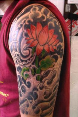 Kwiaty Japan - Lotus Tattoo Style.jpg