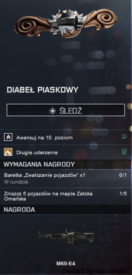 Zadania Second Assault - Diabeł Piaskowy-Brąz.JPG