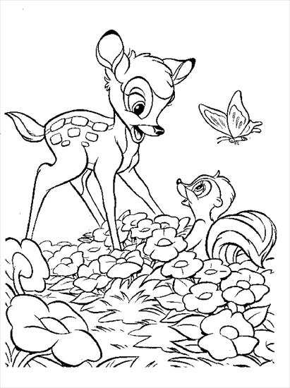 Bambi - Bambi - kolorowanka 4.gif