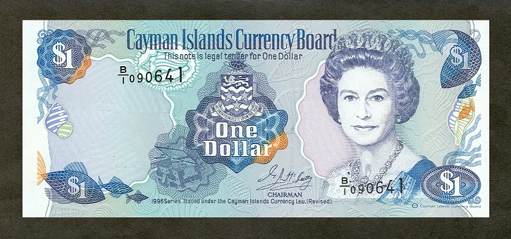 Cayan Islands - CaymanIslandsP16-1Dollar-1996-donatedth_f.jpg