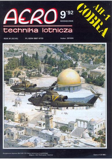 Aero Technika Lotnicza - Aero TL 1992-09 okładka.jpg