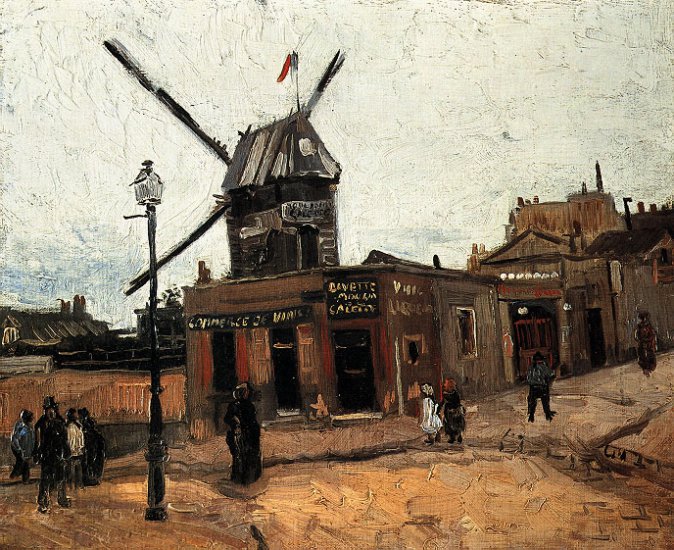 Vicent van Gogh - Vincent Van Gogh - The Moulin de la Galette 1888.jpg