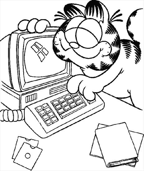 Garfield - Garfield - kolorowanka 122.gif