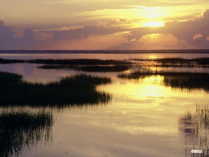 Zachod slonca - Dawn Breaking, St. Joseph Peninsula, Florida - 1.jpg