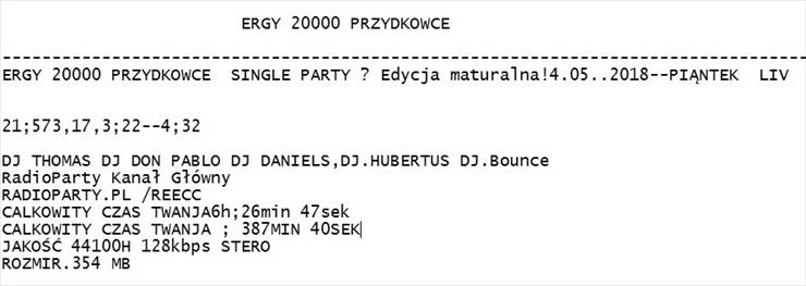 ERGY 20000 PRZYDKOWCE  SINGLE PARTY- Edycja maturalna4.05..2... - OPJS 1.jpg
