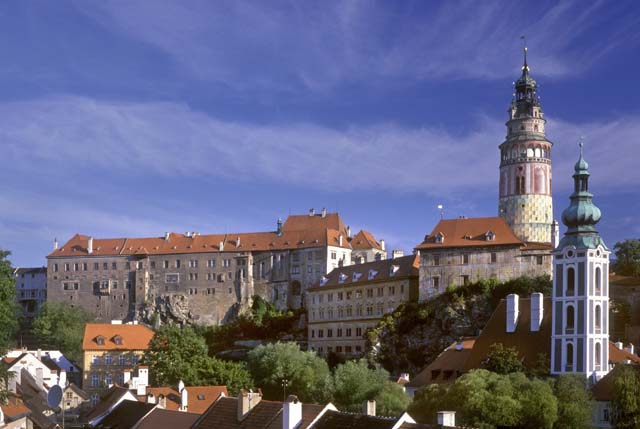 Zamki,Pałace,Dwory - 047.esk Krumlov - jedna z najpotężniejszych twierdz w Czechach1.jpg