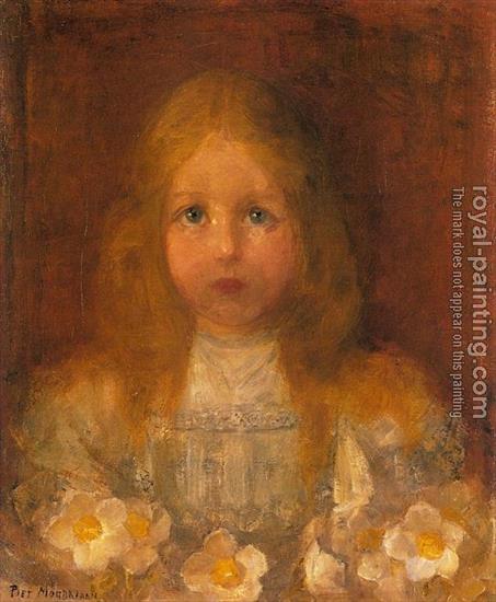 Sztuka powszechna XXw. - Slajdówka - 111.Piet Mondrian, Mała dziewczynka, 1900.jpg