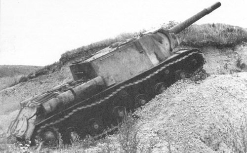 TAPETY CZOŁGI - Działo samobieżne ISU-152 fot. 3.jpg