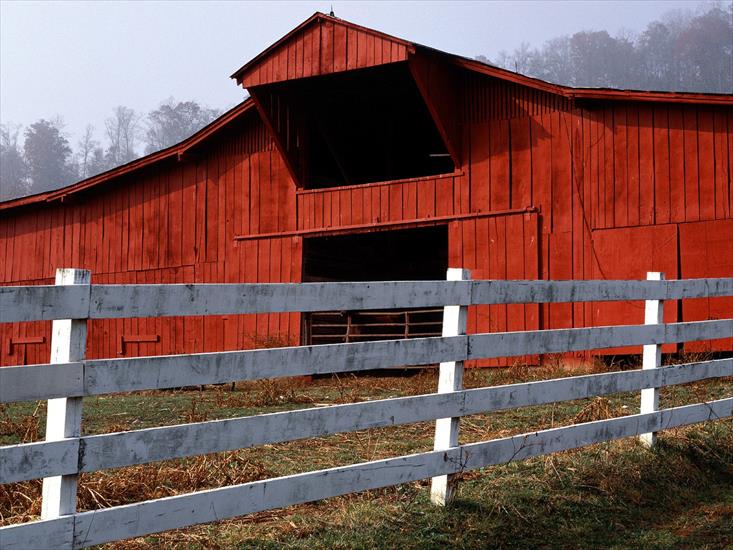 Krajobrazy - Red Barn, Scott County, Virginia.jpg