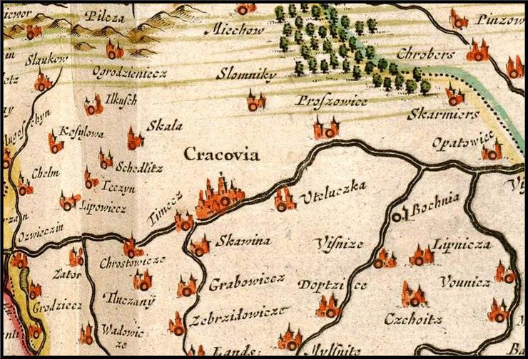 STARE mapy Polski - 1652 krakow Bleu_Atlas_1652.jpg