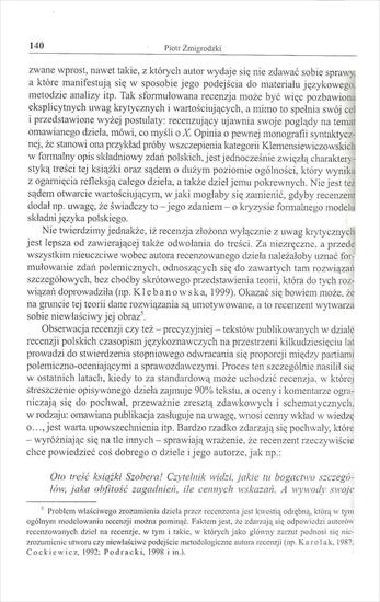 P. Żmigrodzki, Przemiana czy upadek recenzji językoznawczej.Uwagi metalingwistyczne - 5.jpg