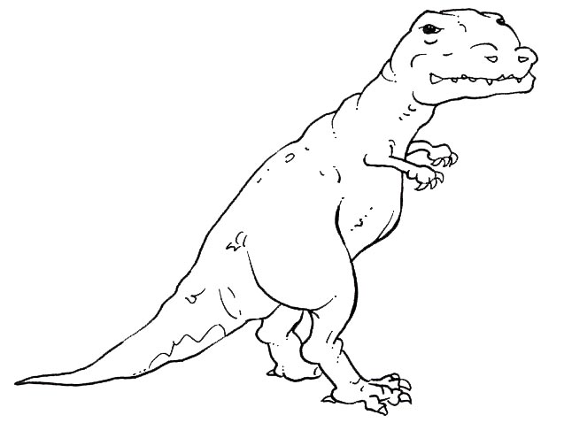 kolorowanki dinozaury - t-rex.jpg