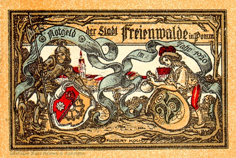 Banknoty - Chociwel 1920 Pfennig 25 rewers.jpg
