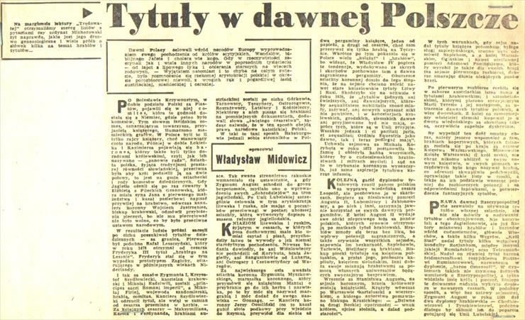 GENEALOGIA - Midowicz Władysław - Tytuły w dawnej Polszcze.JPG