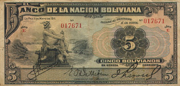 Bolivia - BoliviaP106-5Bolivianos-1911-donatedTW_f.jpg