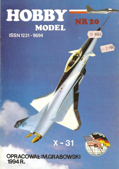 Hobby Model - Hobby Model 20 Samolot doświadczalny X-31.jpg