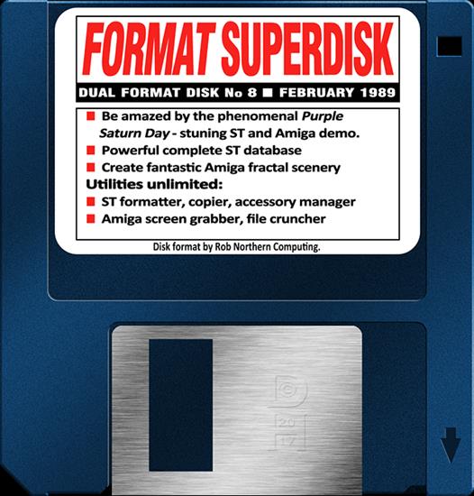 ST-Amiga Format Remade Disks, Labels  .adfs - ST_Amiga_Format_Issue_008_1989-02Future_PublishingGBDisk_1_of_1_.png