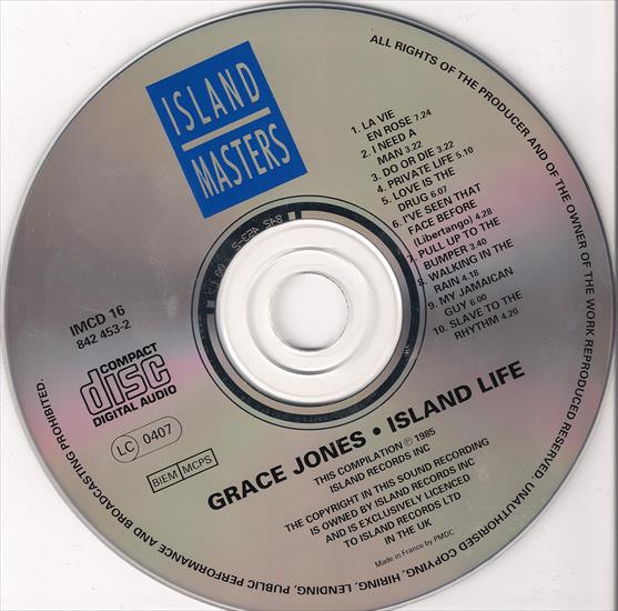 Grace Jones - Island Life The Best - 1985 - CD - Płyta.jpg