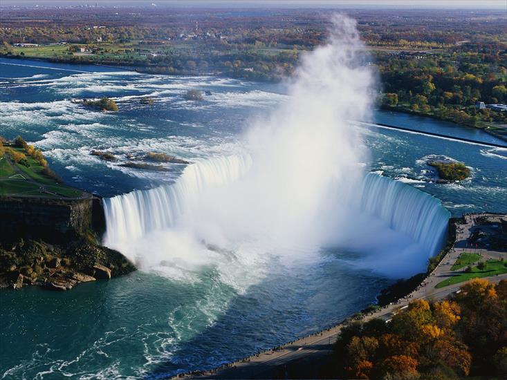 Wodospad Niagara - Aerial View of Horseshoe Falls, Niagara Falls.jpg