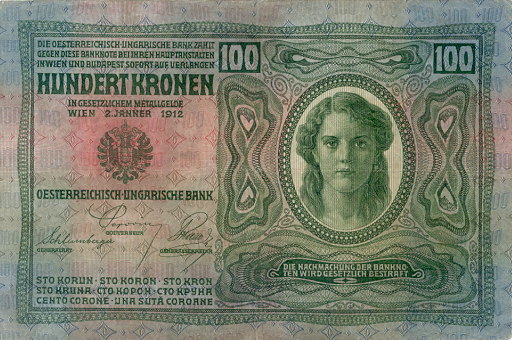 CZECHOSŁOWACJA - 1919 - 1 korona b.jpg