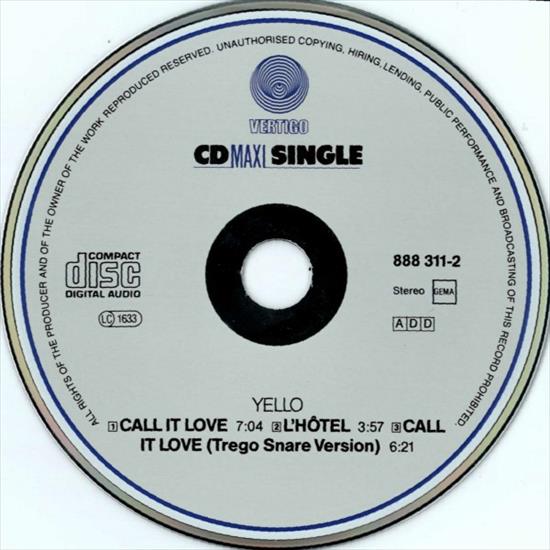 - Yello-1987 Call It Love Single by antypek - 1987 Call It Love Single disc.jpg