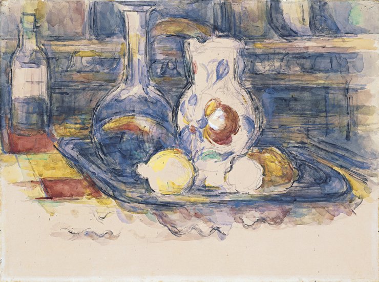 Paul Cezanne Paintings 1839-1906 Art nrg - Still Life with Bottle, Carafe, Jug and Lemons, 1902-06.jpg